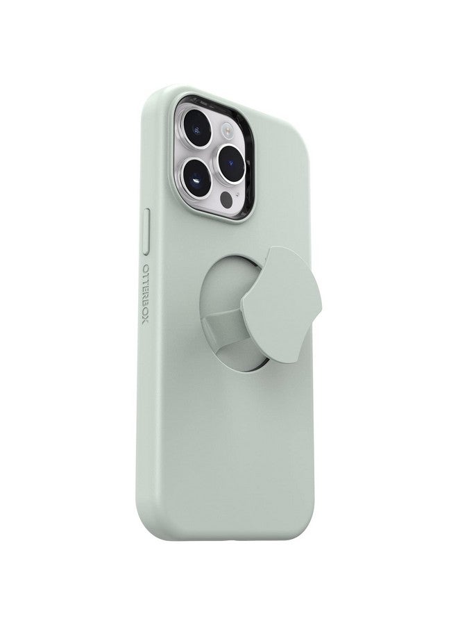 OtterBox iPhone 14 Pro Max OtterGrip Symmetry Series Case - CHILL Out (Green), Built-in Grip, Sleek case, Snaps to MagSafe, Raised Edges Protect Camera & Screen - Image 4
