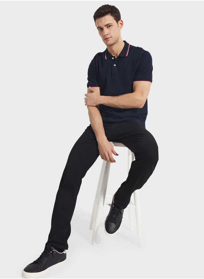 جون Essential Straight Fit Trousers