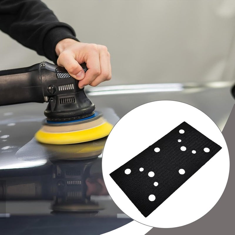 Sanding Pad Interface Plate Professional Sponge Cushion Backing Pad 7.09x3.74x0.39 inch Polishing Tool- 3 2 3 Hole - Image 5