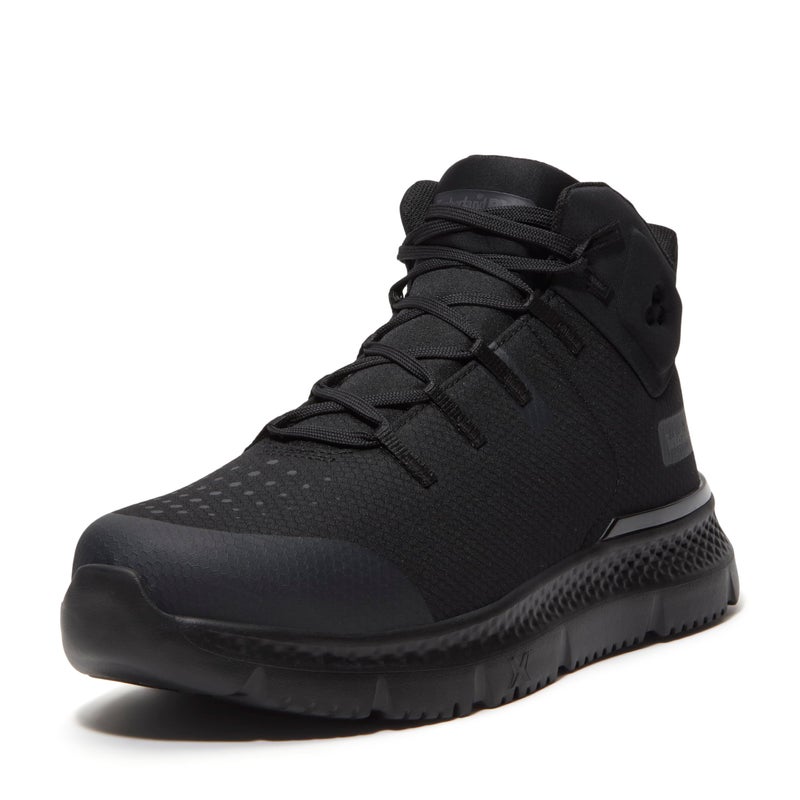 Timberland PRO Mens Intercept Mid Steel Safety Toe Puncture Resistant CSA Industrial Athletic Work Shoe Black 11M - Image 2