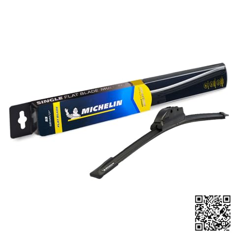 MICHELIN Flat Wiper Blade MULTI-FIT 21"inch,Single pc with Adaptors for All Japanese & European CAR's & SUV's - Image 2