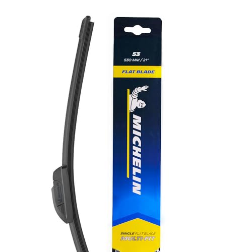 MICHELIN Flat Wiper Blade MULTI-FIT 21"inch,Single pc with Adaptors for All Japanese & European CAR's & SUV's - Image 3
