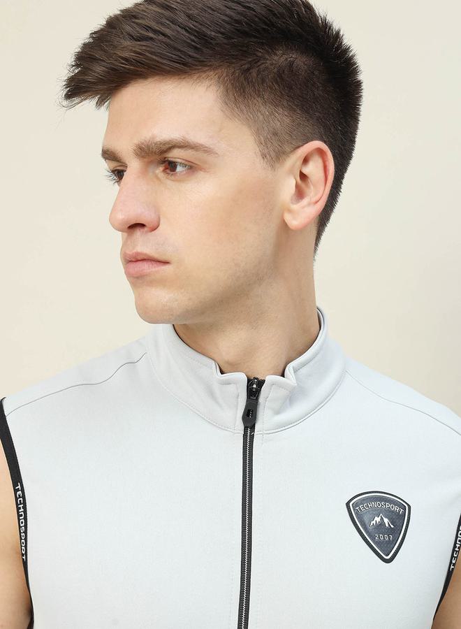 Technosport High Neck Fleece Sleeveless Active Jacket - Image 3
