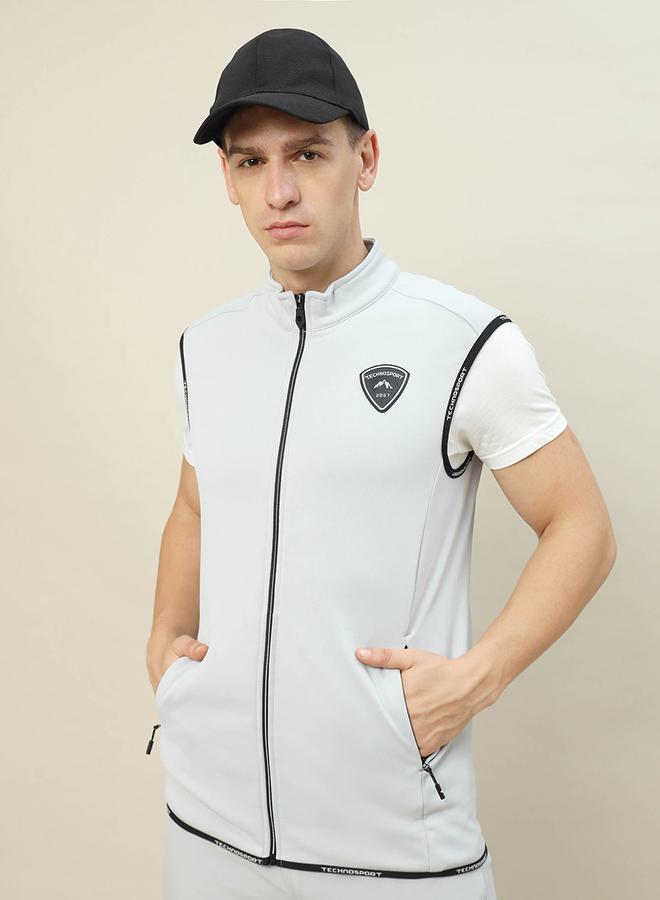 Technosport High Neck Fleece Sleeveless Active Jacket - Image 1
