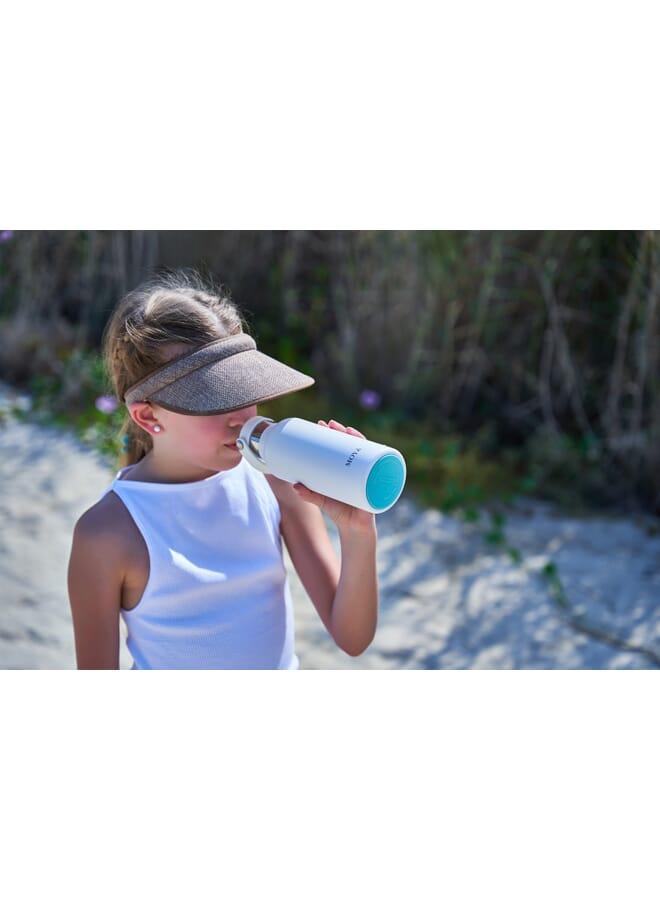 Moya "Starfish" 500ml Insulated Sustainable Water Bottle White - Image 5
