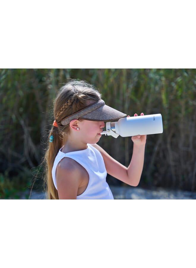Moya "Starfish" 500ml Insulated Sustainable Water Bottle White - Image 3