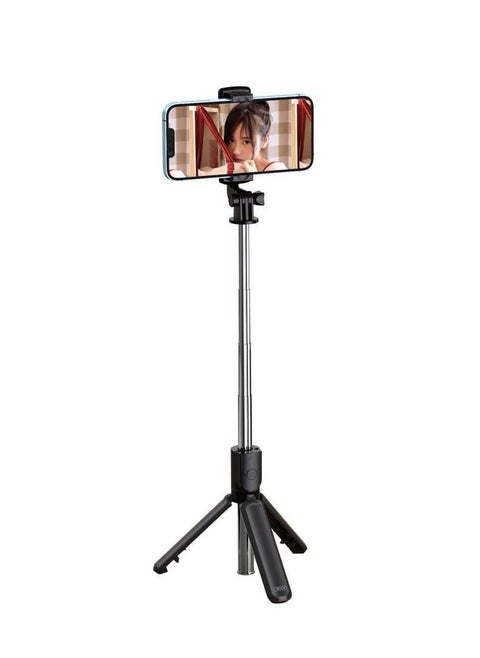 INET Multifunctional Bluetooth Selfie Stick With Tripod Black