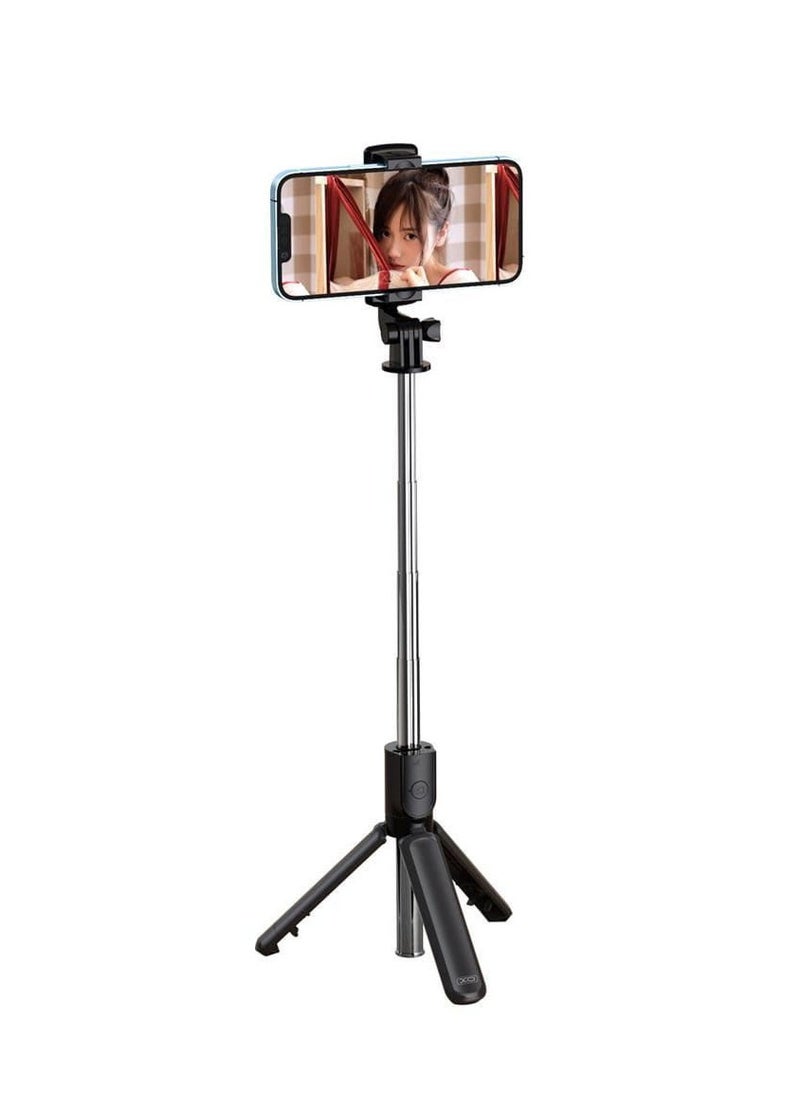 XO - INET Multifunctional Bluetooth Selfie Stick With Tripod Black - Image 1