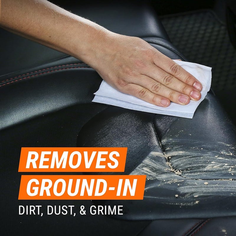 Armor All Car Cleaning Wipes and Protectant Wipes, Interior Car Wipes -50 Count (Pack of 2) - Image 4