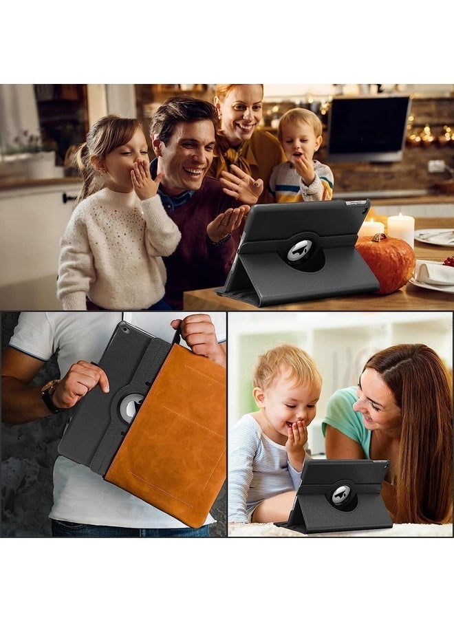 Raxoom iPad Air 4/5 10.9 Inch Air 11 inch 2024 M2 Air 4th/5th Generation Case with Pencil Holder Transparent Back Smart Protective Cover Black - Image 5