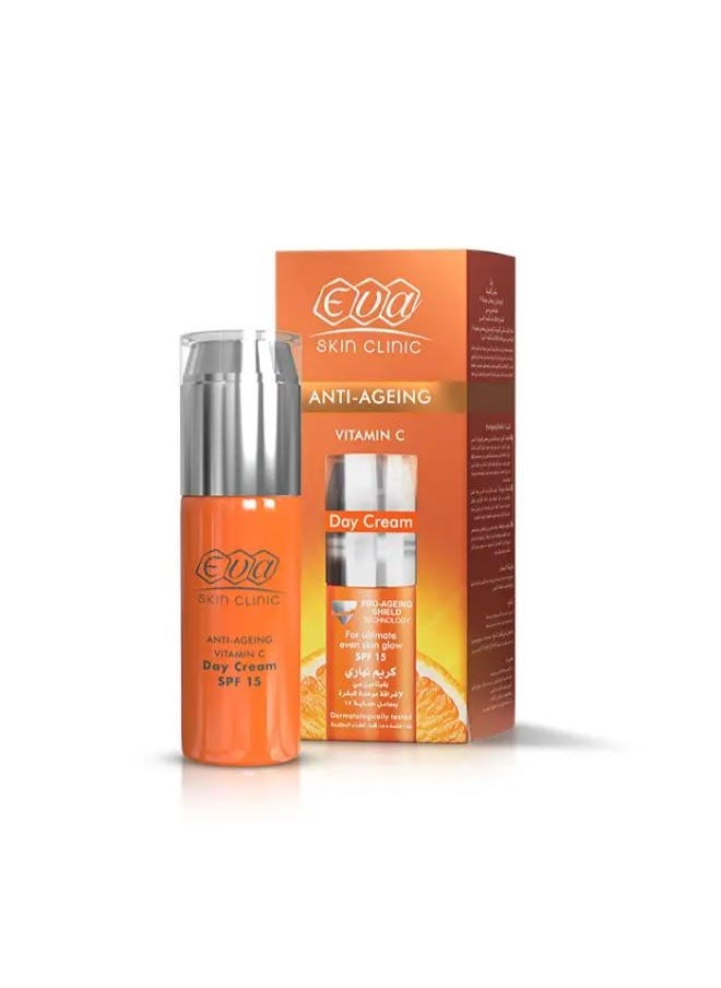 Eva Skin Clinic Vitamin C Facial Wash & Exfoliator 150 Ml + Vitamin C Day Cream For Ultimate Even Skin Glow ( SPF 15 ) 50 Ml - Image 3