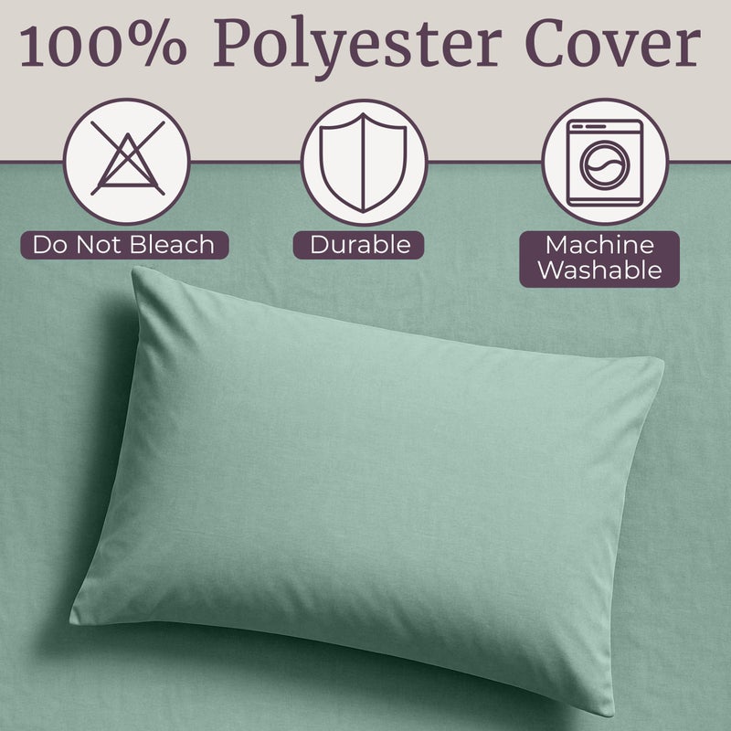 Lavish Home Sheets for Queen Size Bed - 4-Piece Wrinkle Resistant Brushed Microfiber Sheet Set - 2 Pillowcases, Flat, and Fitted Sheets by Lavish Home (Sage) - Image 5