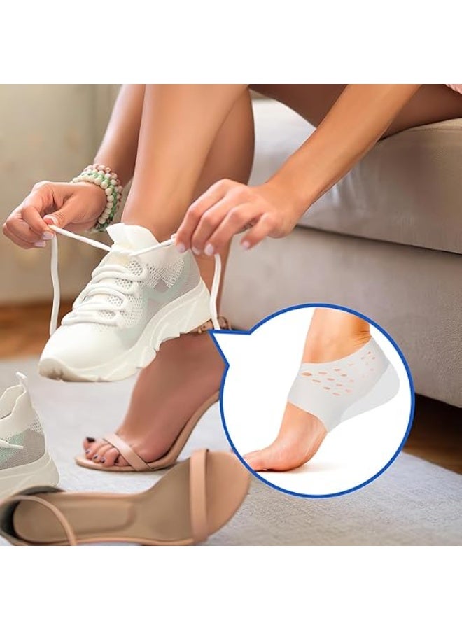 Spaceshoop Heel Cup Insoles Height Increase Insoles Invisible Silicone Shoe Lift Heel Pads Men Women - Image 4