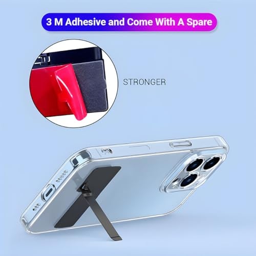 KACA Phone Kickstand/Phone Stand/Mobile Holder, Vertical and Horizontal Stand, Adjustable Angle, Compatible with iPhone & Any Other Cellphone (Pack of 1) - Image 5