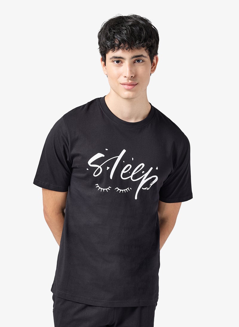 سفنتي فايف طقم بيجامة تي شيرت وشورت - Image 3