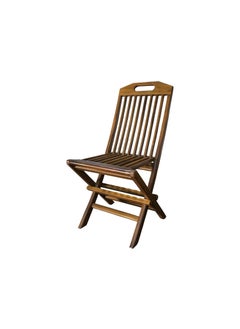 Streak Elite Streak Elite Indoor and Outdoor Folding Wooden Patio Chairs No Need for Assembly Garden Deck or Porch Suitable for All Ages Teak Wood Imported Weight Upto 120 kg 