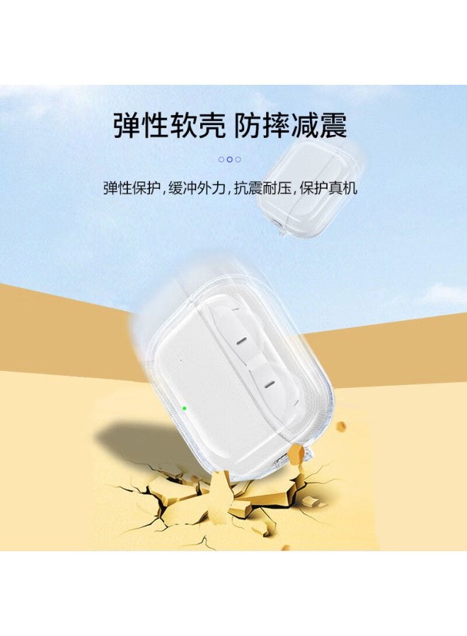 Masentek Earphone Protective Case For Oppo Enco Air4 New Edition Wireless Bluetooth Earphones 3/4i/x2/x3/free34 Slim Transparent Shockproof Soft Storage Cover