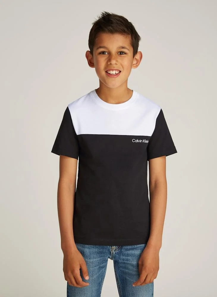 كالفن كلاين جينز Youth 2 Pack Color Block T-Shirt