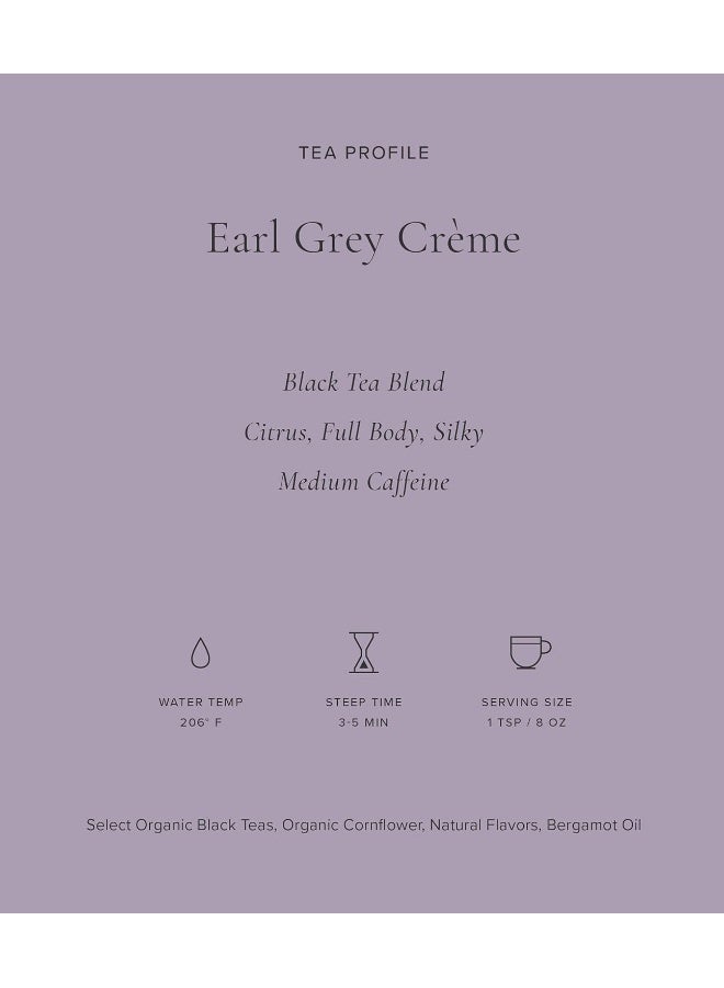 Art of Tea | Organic Earl Grey Creme Tea 2.5oz | Artisan Loose Leaf Tea Tin - Image 4