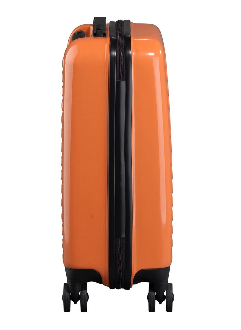 DOT-DROPS - Chapter 2 PC Hardside Suitcase Trolley Carry-on Luggage 55 cm Cabin Orange - Image 1