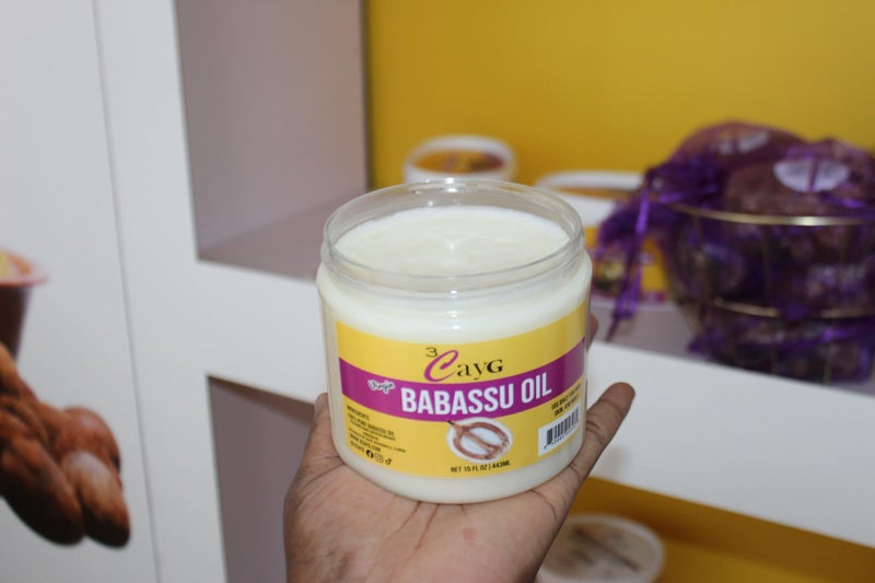 3CayG زيت باباسو غير المكرر 3CAYG، معصور على البارد، لتقوية وتكييف الشعر والبشرة 15 أونصة سائلة (عبوة من 1) - Image 3