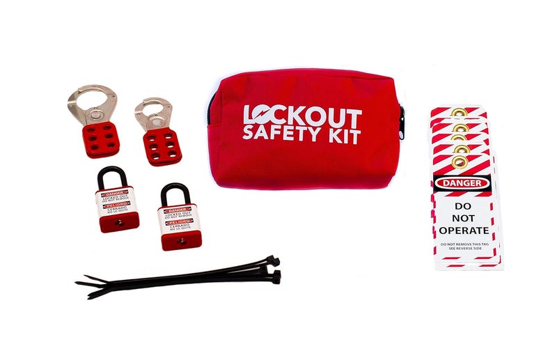 Zing Electrical Lockout Tagout Kit, Safety Padlocks, Hasps, Lockout Tags - Image 1