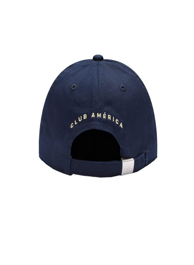Fan Ink Club America 'Casuals' Adjustable Classic Style Hat/Cap Navy Blue - Image 4
