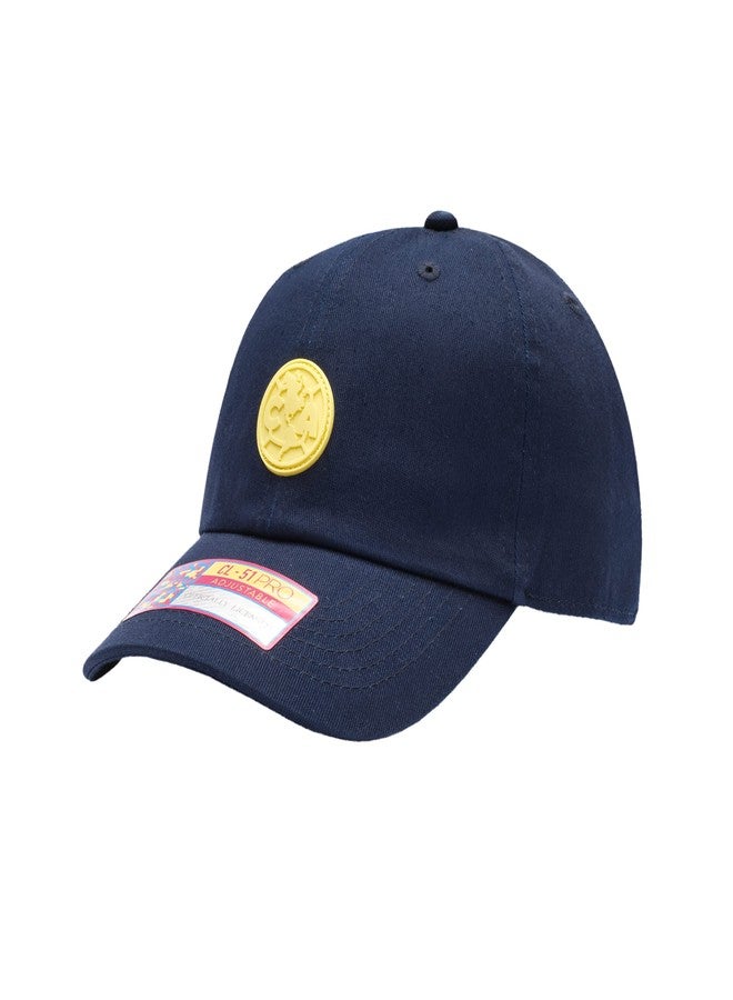 Fan Ink Club America 'Casuals' Adjustable Classic Style Hat/Cap Navy Blue - Image 2