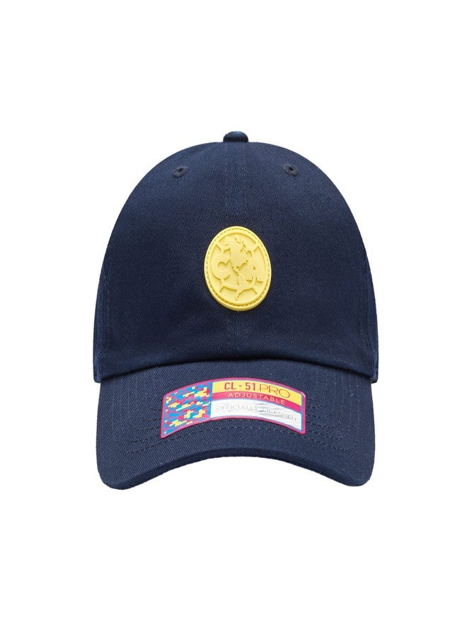 Fan Ink Club America 'Casuals' Adjustable Classic Style Hat/Cap Navy Blue - Image 1