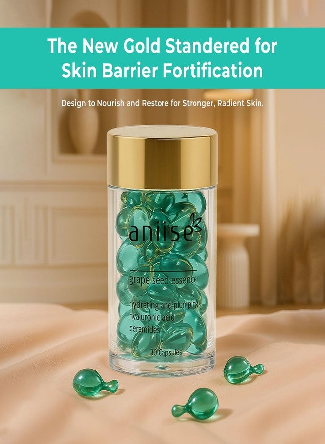 Aniise Grape Seed Oil Capsules Skin Care 30 Individual Capsules Serum for Face Improve Health Of Skin, Fight Signs Of Aging Softening and Hydrating The Skin - Image 5