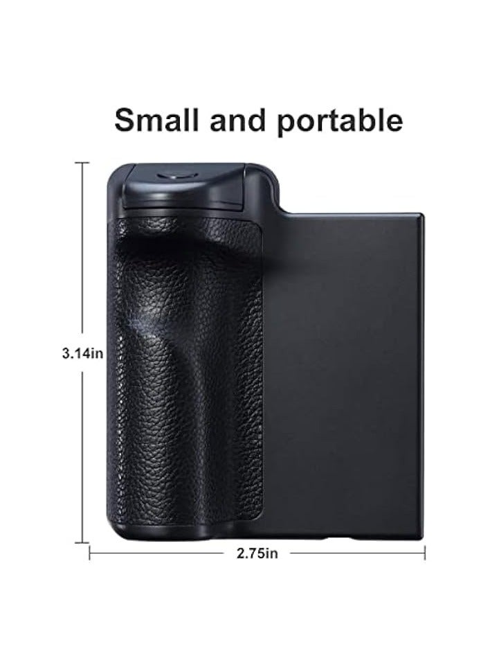 PROMASS Phone Mount, Phone Mount with Remote Cell Phone Tripod Adapter Grip Holder with Detachable Wireless Shutter for iPhone Video Photo Shooting Suitable for travel Outdoor Shooting (Black) - Image 4