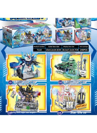 Compatible With Le Gao Le Playing Building Blocks Gundam Zagu Model Display Box Building Blocks Assembling Small Particles Children's Toy Ornaments-Color:7110(4 Models) Gundam Mech - pzsku/Z8CB33956BBBD5C9394CAZ/45/1745541216/7c140a02-a14e-41cc-9935-5daa0e187f7e