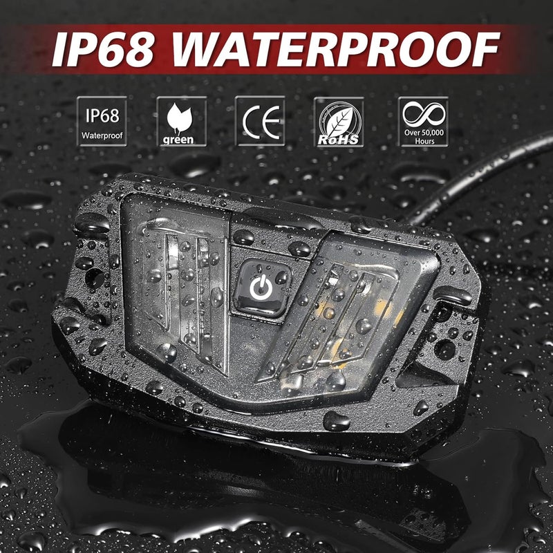 LTEODCHEW V-Pro UTV Dome Light - 12V LED Interior Light - Image 5