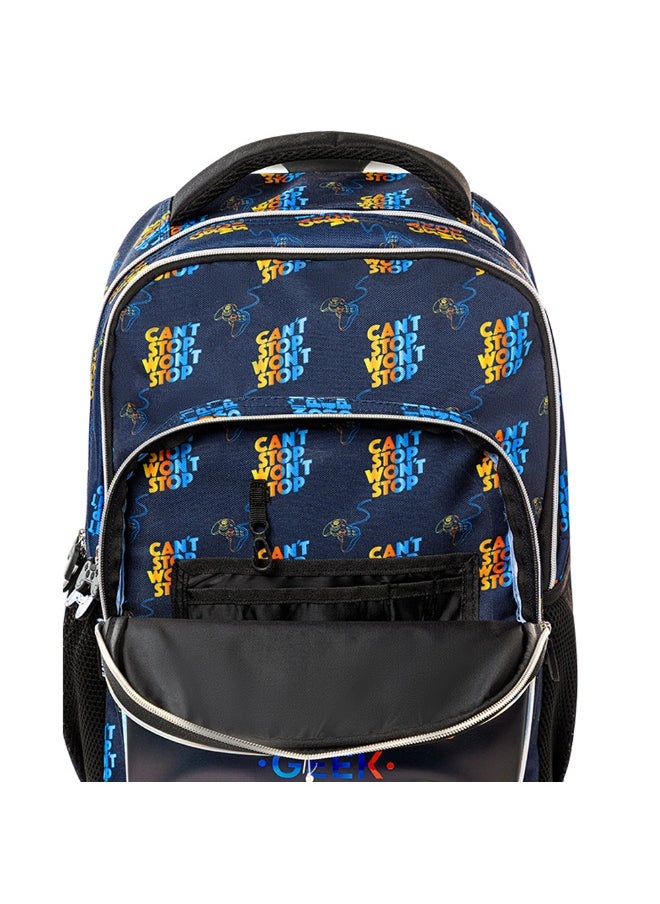 Eazy Kids Eazy Kids 18" 4-Wheel Trolley School Set w/ Lunch Bag and Pencil case – Gamer Edition  - Image 4