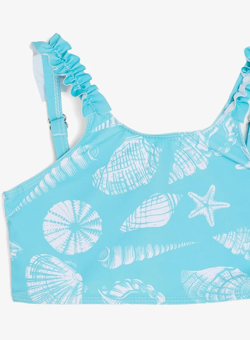 Pinata  Blue Shell Print Bikini for Women | Best Price UAE