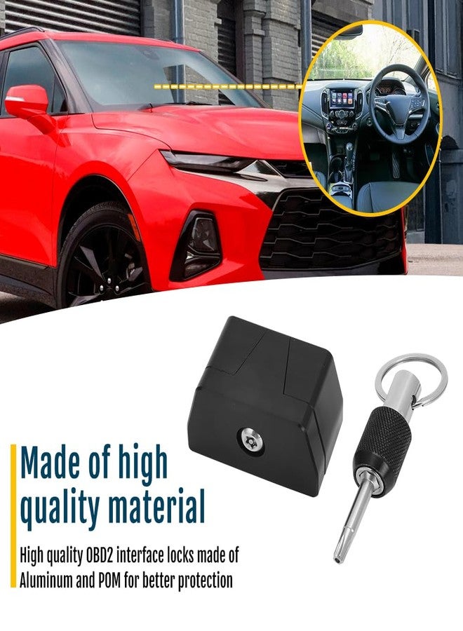 WIKIBB OBD Lock - Black OBD Port Security Anti-Theft Keyed Lock for Vehicles - Image 2