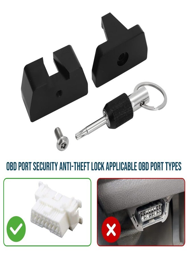 WIKIBB OBD Lock - Black OBD Port Security Anti-Theft Keyed Lock for Vehicles - Image 4