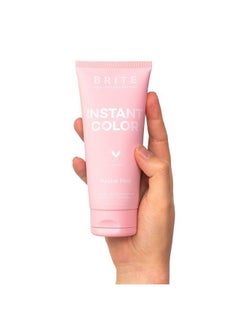 Brite Pastel Pink Semi-Permanent Hair Color - Vegan & Cruelty-Free Hydrating Hair Dye, Lasts Up to 30 Washes (100ml)  - Image 3
