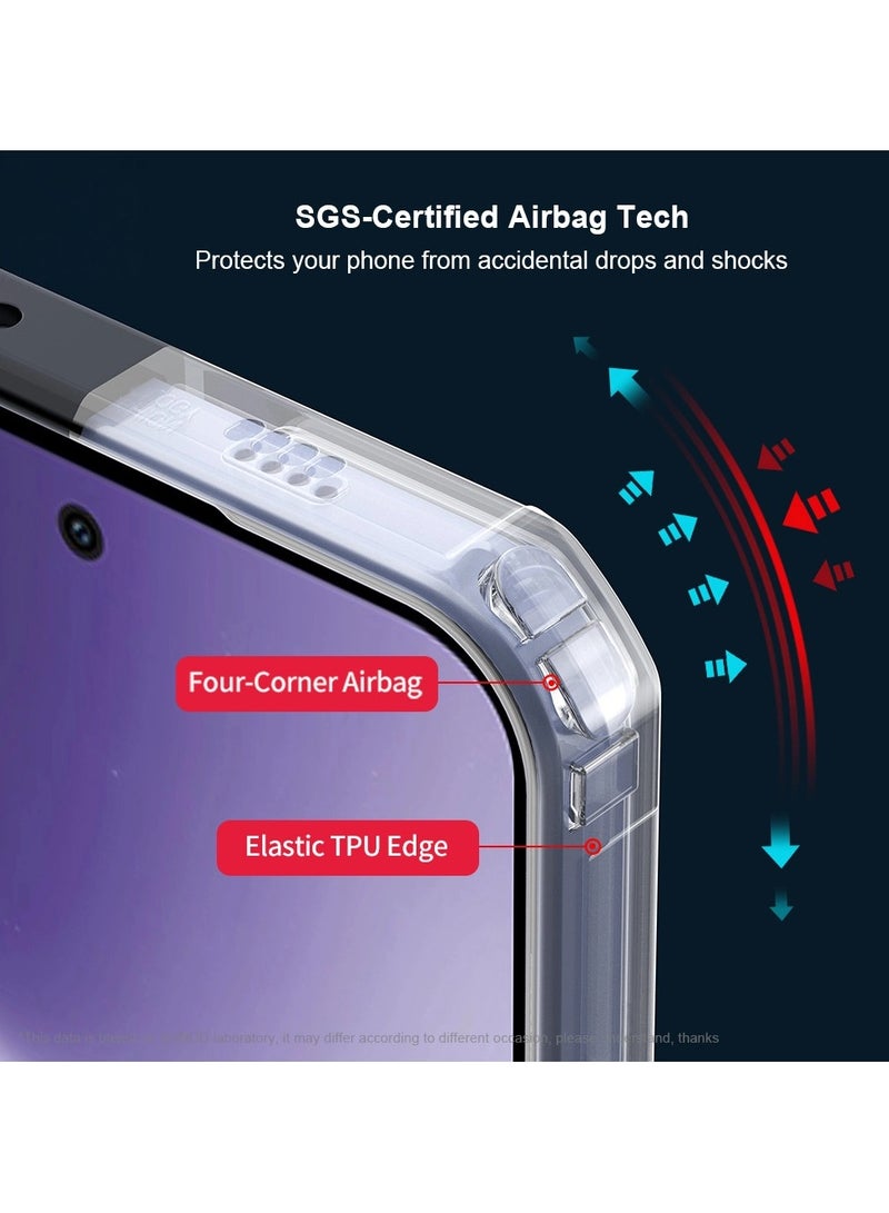 general Case for Redmi note 15pro [Airbag Protection] Transparent Case Camera Lens Protection PC+TPU Drop-proof and Shock-proof Bumper Protection Back Cover - Image 4