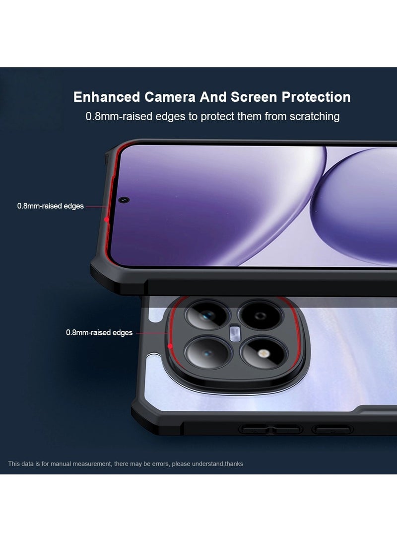 general Case for Redmi note 15pro [Airbag Protection] Transparent Case Camera Lens Protection PC+TPU Drop-proof and Shock-proof Bumper Protection Back Cover - Image 3