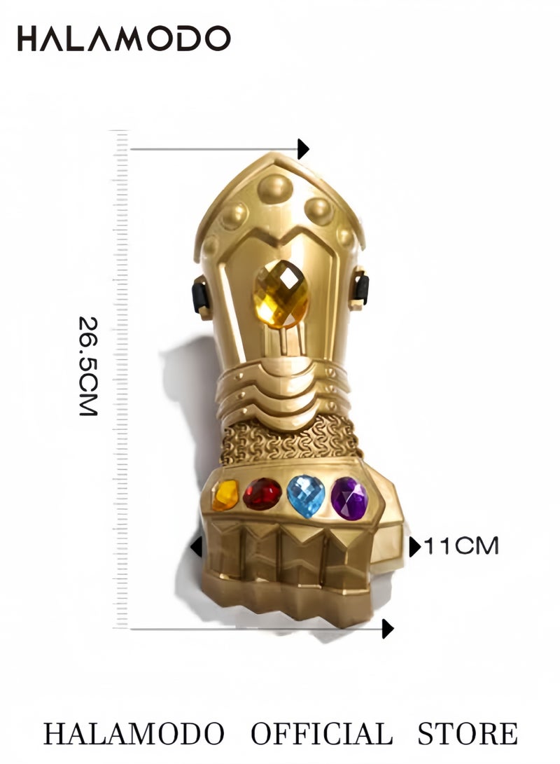 HALAMODO Infinity Gauntlet Set, Collectible Thanos Glove with Infinity Stones, Avengers Gift Idea for Adults and Teens, Model Kits for Decoration and Display - Image 4