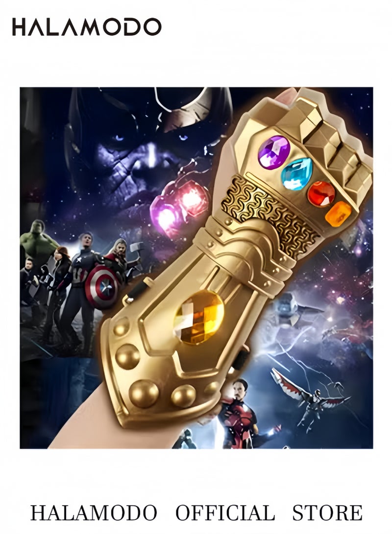 HALAMODO Infinity Gauntlet Set, Collectible Thanos Glove with Infinity Stones, Avengers Gift Idea for Adults and Teens, Model Kits for Decoration and Display - Image 2