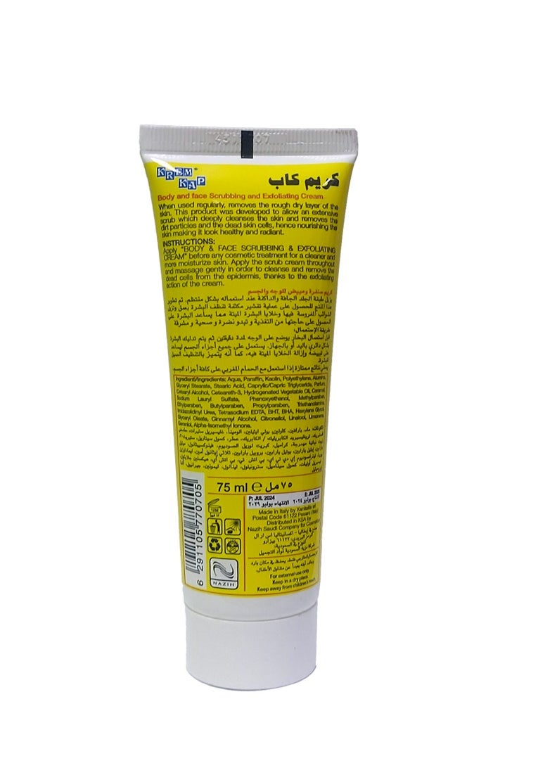 KREM KAP Exfoliating Face & Body Scrub 75 Ml  - Image 2