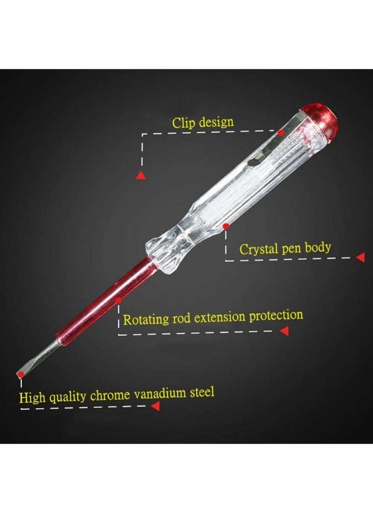 Premium Electric Voltage Tester Screwdriver – AC Line Tester Tool with Indicator Light for Safety Checks - Image 3