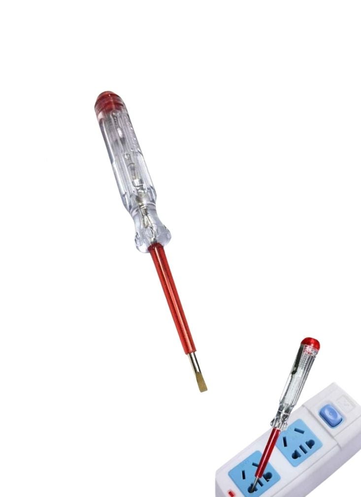 Premium Electric Voltage Tester Screwdriver – AC Line Tester Tool with Indicator Light for Safety Checks - Image 1