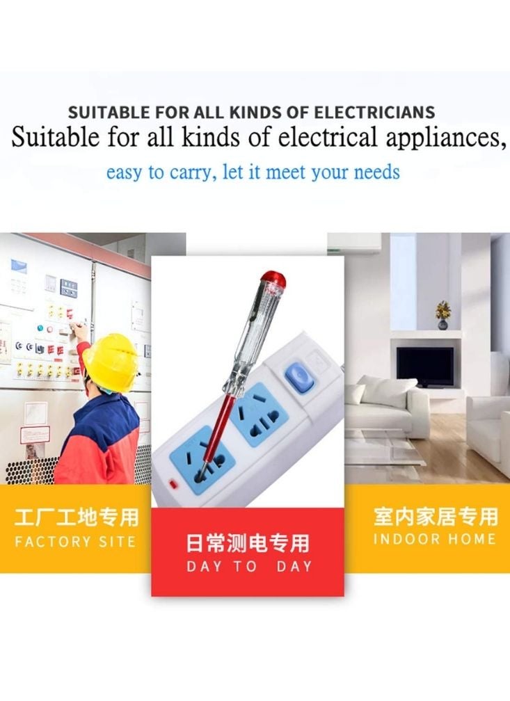 Premium Electric Voltage Tester Screwdriver – AC Line Tester Tool with Indicator Light for Safety Checks - Image 2