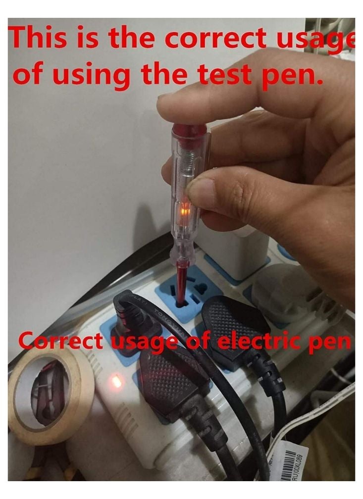 Premium Electric Voltage Tester Screwdriver – AC Line Tester Tool with Indicator Light for Safety Checks - Image 4