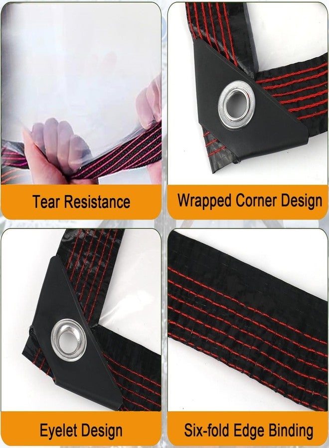 غطاء قن دجاج DLronwey لفصل الشتاء، غطاء قن دجاج بمقاس 6.6 × 13 قدمًا مع حبال مطاطية، عازل مقاوم للماء والرياح لفصل الشتاء، مناسب لشرفة أو فناء أو حظيرة دواجن. - Image 3