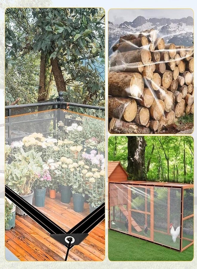 غطاء قن دجاج DLronwey لفصل الشتاء، غطاء قن دجاج بمقاس 6.6 × 13 قدمًا مع حبال مطاطية، عازل مقاوم للماء والرياح لفصل الشتاء، مناسب لشرفة أو فناء أو حظيرة دواجن. - Image 5