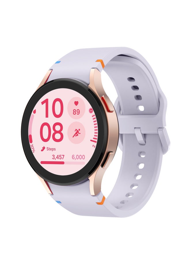 For Samsung Watch7 WatchFE Watch6 Watch5 Elbow Stitch Plain Replacement Strap-Color:Wine Red-Specifications:20MM